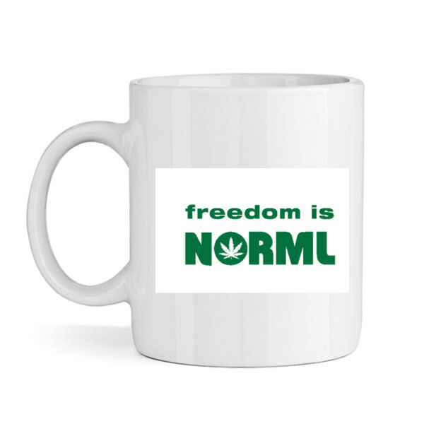 Coffee Mug - Freedom is NORML and Vote Yes Thumbnail